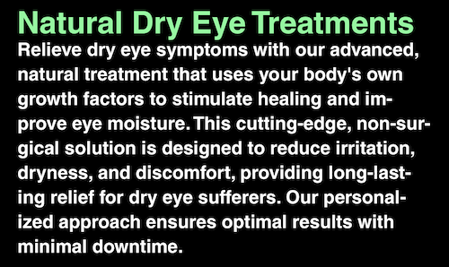 Dry Eye Treatment Natural Relief Mississauga Oakville